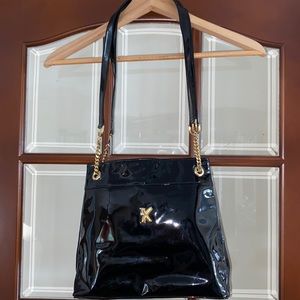 Paloma Picasso blackPatent Leather bag
